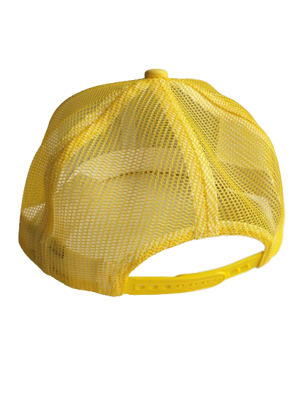 Snap Trucker Amarillo/Blanco - Logo recto