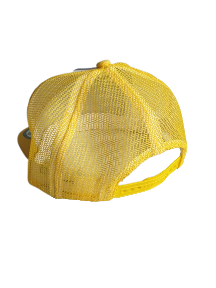 Snap Trucker Amarillo/Blanco - Logo redondo
