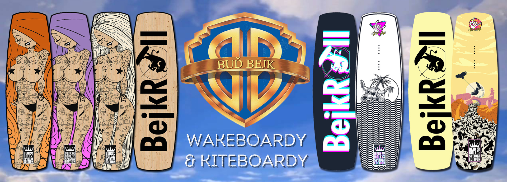 BejkRoll Wakeboardy a Kiteboardy