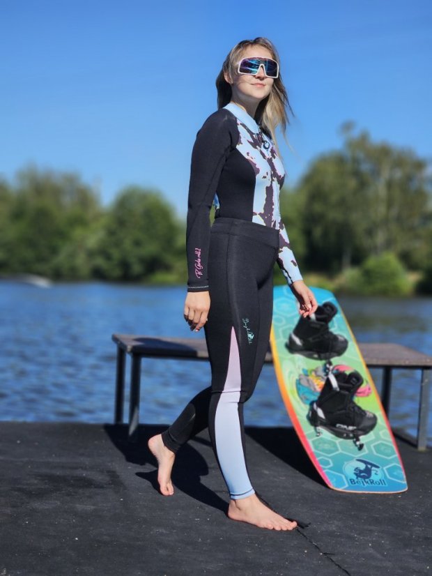 Dámské neoprenové kalhoty BejkRoll Water Star - strana - vel S