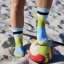 Calcetines de neopreno 3 mm SCR - calcetines de agua de diseño - amarillo/azul