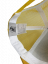 Snap Trucker Yellow-White kšiltovka BejkRoll - Rovné logo - vnitřek štítky