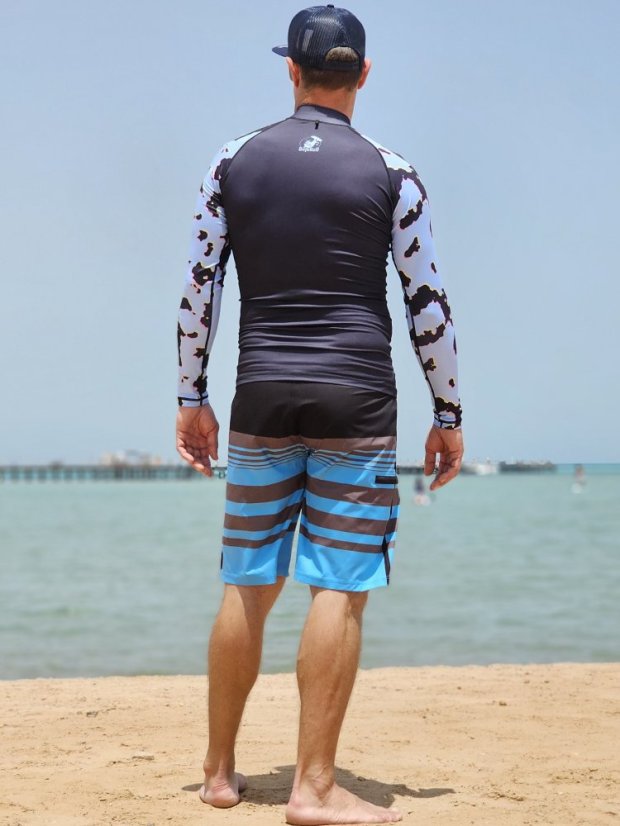 Shorts - blau/schwarz - Größe: 36