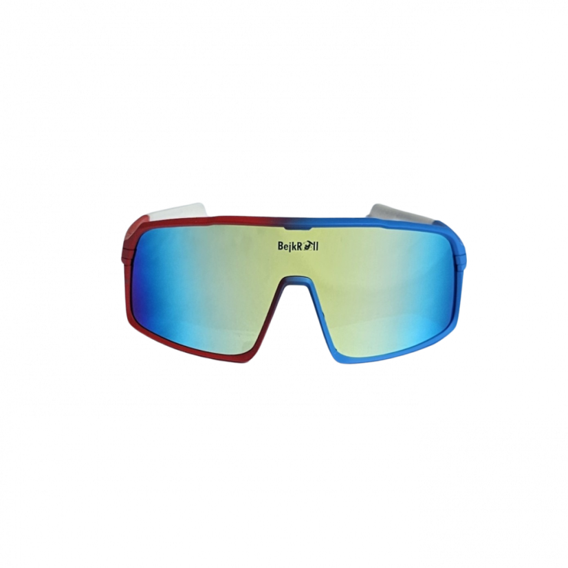 CHAMPION REVO + EVA BOX - azul/blanco/rojo - espejo dorado-azul