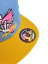 Snap Trucker Amarillo/Azul claro - Logo triangular