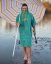 Surf Poncho BejkRoll WAVE MASTER - turquoise - boy on the ice with umbrella - hardening - front