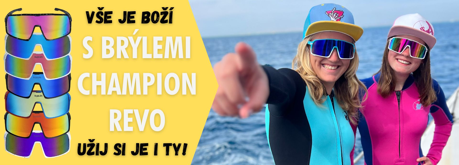 Brýle BejkRoll Champion REVO - sportovní sluneční brýle