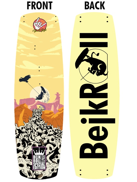 BejkRoll Deska kitesurfingowa ELPASO Edition + wiązania