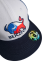 Snap Trucker White-Navy cap BejkRoll - BEJCZECH logo - front Sticker