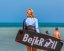 BejkRoll LSD EDITION Kiteboard + Binding - on beach - down BejkRoll LSD EDITION Kiteboard + Binding - on beach - down