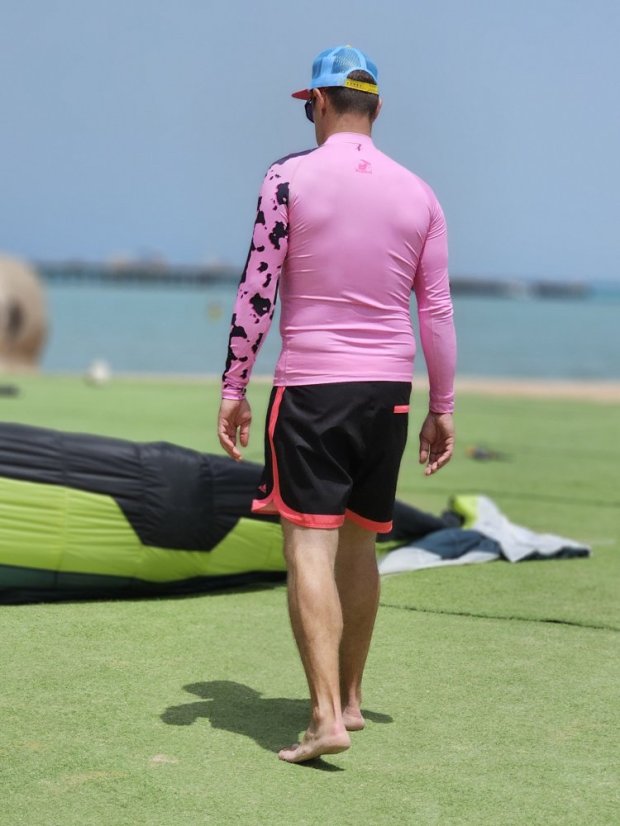 Lycra – BejkRoll BEJKSKIN Růžová unisex - kluk zadek
