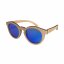 Sunglasses BejkRoll BELLA - Blue mirror - front