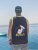 Sports functional Tank Top BejkRoll black yellow - back