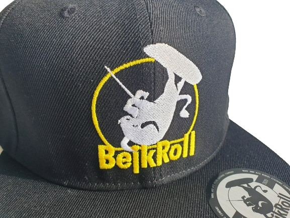 SNAP BLACK - Logotipo redondo (Yupoong SnapBack)