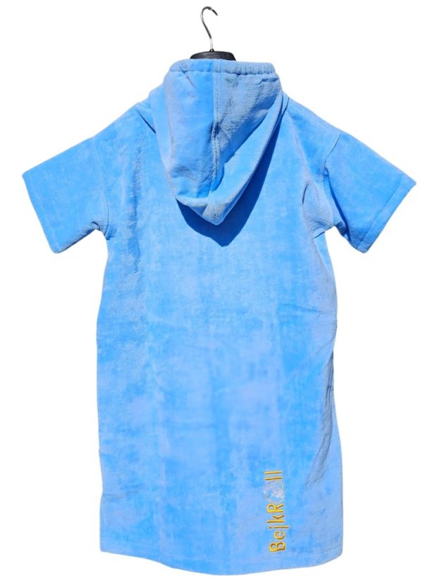 Surf Poncho BejkRoll WAVE MASTER - sky blue - back