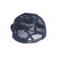 Gorra de camionero Snap azul marino/plateada, logotipo WAVE recto en el centro
