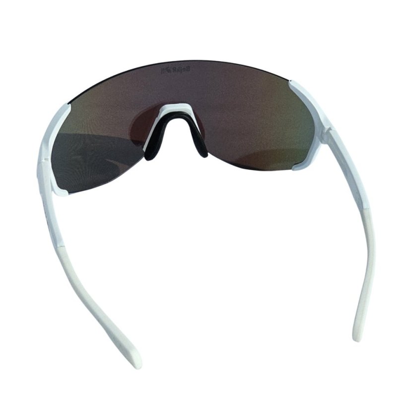 CHAMPION REVO + EVA BOX - rahmenlose weiße - blaues Spiegelglas