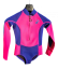 Ladies wetsuit BejkRoll Pink Lagoon - detail - complete front side