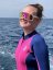 Sunglasses BejkRoll Champion REVO + EVA Box - white/black - pink/yellow mirror - girl by the sea