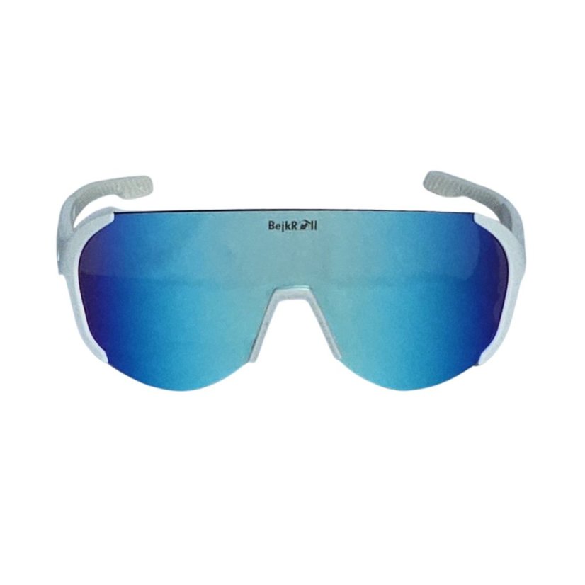 CHAMPION REVO + EVA BOX - rahmenlose weiße - blaues Spiegelglas