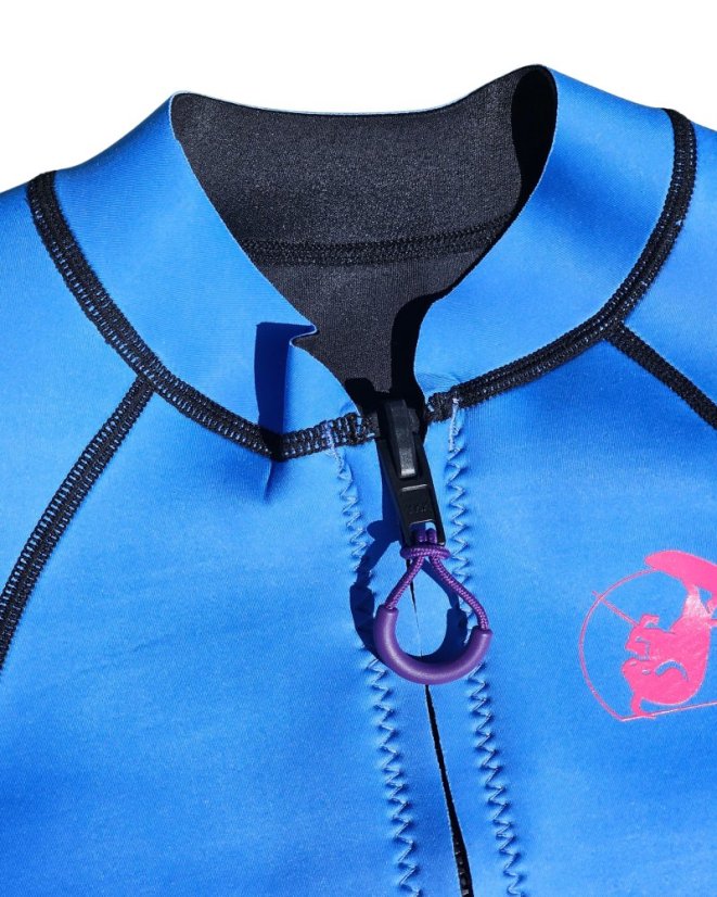 Damen-Neopren BejkRoll HOT OCEAN 2mm - Farbe: blau/rosa, Größe: L