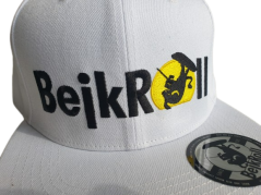 SNAP WHITE – Proste logo (Yupoong SnapBack)