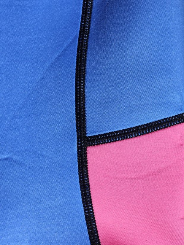 Damen-Neopren BejkRoll HOT OCEAN 2mm - Farbe: blau/rosa, Größe: L