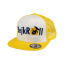 Snap Trucker Yellow-White kšiltovka BejkRoll - Rovné logo - strana