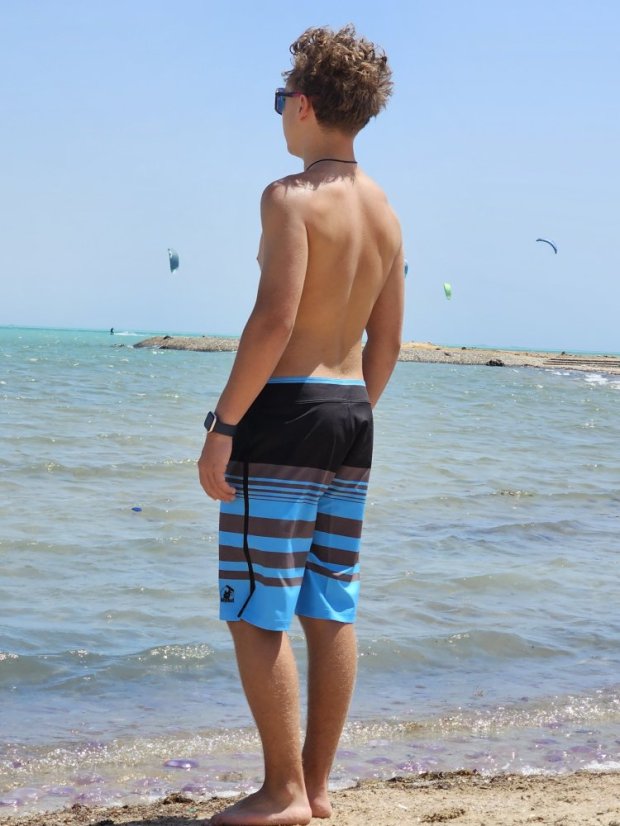 Shorts - blau/schwarz - Größe: 36