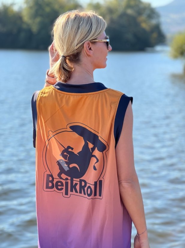 Camiseta deportiva BejkRoll naranja/morado