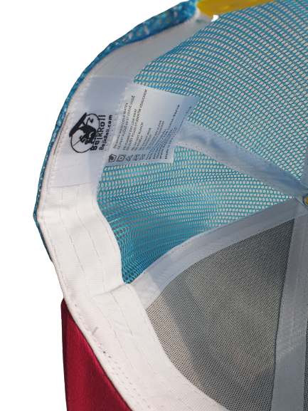 Snap Trucker Negro/Rosa - Logo triangular