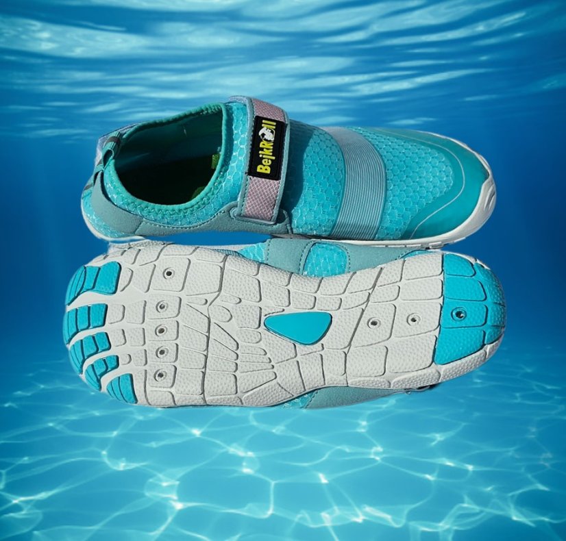Water shoes BejkRoll - quick drying - turquise - back