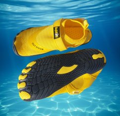 Water shoes BejkRoll - quick drying - top and sole - yellow
