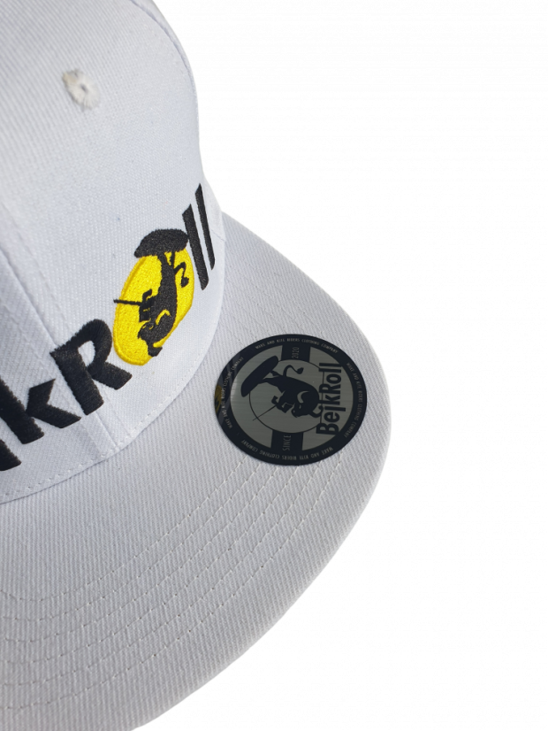 SNAP BLANCO - Logotipo recto (Yupoong SnapBack)