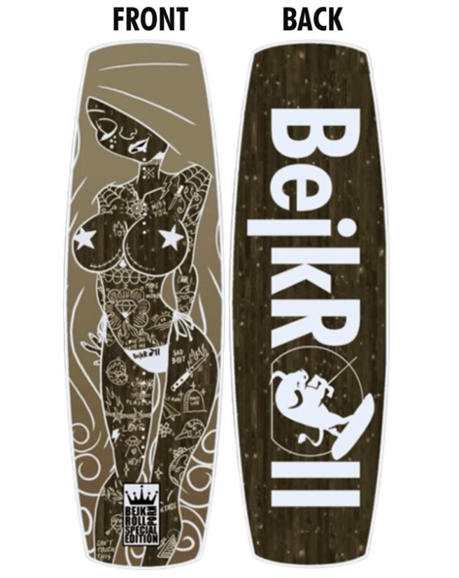 BejkRoll HOT Edition Kiteboard + Vázání - Barva: zelená, Technologie: Sklolaminát