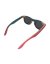 Sunglasses BejkRoll STAR ROSE - blue mirror - back