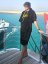 Surf Poncho BejkRoll WAVE MASTER - black - boy on the steps - front