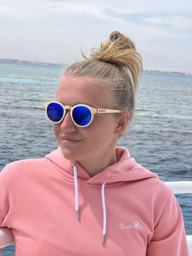 Sunglasses BejkRoll BELLA - Blue mirror - On The Sea Front