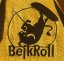 Surf Pončo BejkRoll žlutá - přední vyšívané logo