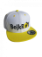 SNAP BLANCO/AMARILLO - Logotipo recto (Yupoong SnapBack)